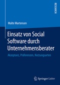 Cover: Einsatz von Social Software durch Unternehmensberater - Springer Gabler
