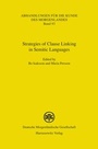 Cover: Strategies of Clause Linking in Semitic Languages - Harrassowitz Verlag