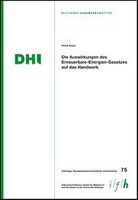 Abbildung von: Die Auswirkungen des Erneuerbare-Energien-Gesetzes auf das Handwerk - Mecke-Druck