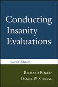 Enlarge image Cover: Conducting Insanity Evaluations - CRC Press