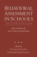 Cover: Behavioral Assessment in Schools - CRC Press