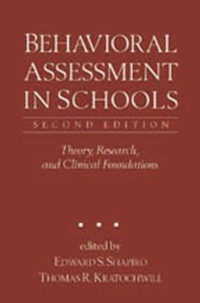Enlarge image Cover: Behavioral Assessment in Schools - CRC Press