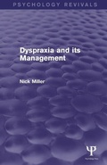 Cover: Dyspraxia and its Management (Psychology Revivals) - Psychology Press Ltd