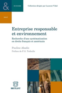 Abbildung von: Entreprise responsable et environnement - Bruylant