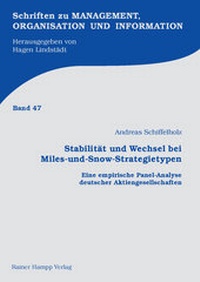 Abbildung von: Stabilität und Wechsel bei Miles-und-Snow-Strategietypen - Edition Rainer Hampp