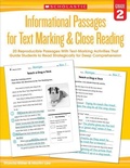 Cover: Informational Passages for Text Marking & Close Reading: Grade 2 - Scholastic Teaching Resources