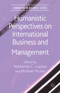 Cover: Humanistic Perspectives on International Business and Management - Palgrave Macmillan