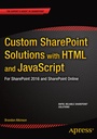Cover: Custom SharePoint Solutions with HTML and JavaScript - APress
