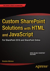 Enlarge image Cover: Custom SharePoint Solutions with HTML and JavaScript - APress