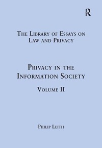 Enlarge image Cover: Privacy in the Information Society - Routledge