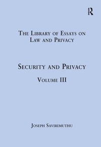 Abbildung von: Security and Privacy - Routledge