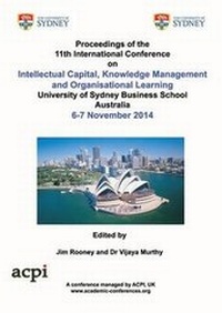 Enlarge image Cover: Proceedings of the 11th International Conference on Intellectual Capital, Knowledge Management and Organisational Learning - ACPIL