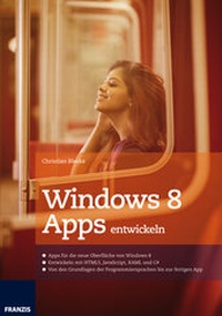 Abbildung von: Windows 8 Apps entwickeln - FRANZIS GmbH