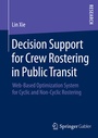 Cover: Decision Support for Crew Rostering in Public Transit - Springer Gabler