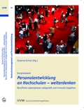Cover: Personalentwicklung an Hochschulen - weiterdenken - UVW Universit&auml;tsVerlagWebler GmbH