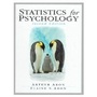 Cover: Statistics for Psychology - Pearson
