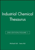 Cover: Industrial Chemical Thesaurus, Volume 1 - Wiley