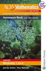 Enlarge image Cover: AQA Mathematics for GCSE: Homework Book (with Coursework) - Nelson Thornes Ltd