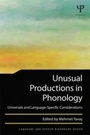 Cover: Unusual Productions in Phonology - Psychology Press Ltd