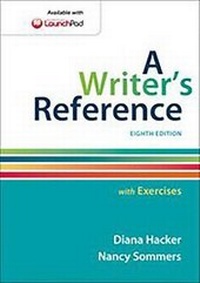 Enlarge image Cover: A Writer's Reference with Exercises - Bedford/Saint Martin's