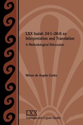 Cover: LXX Isaiah 24 - Society of Biblical Literature