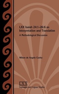 Cover: LXX Isaiah 24 - Society of Biblical Literature