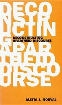 Enlarge image Cover: Deconstructing Apartheid Discourse - Verso Books