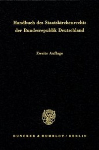 Abbildung von: Handbuch des Staatskirchenrechts der Bundesrepublik Deutschland - fibre