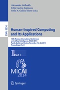Cover: Human-Inspired Computing and its Applications - Springer