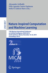 Enlarge image Cover: Nature-Inspired Computation and Machine Learning - Springer