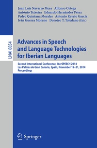 Abbildung von: Advances in Speech and Language Technologies for Iberian Languages - Springer