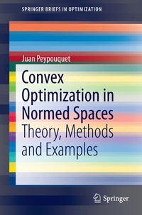 Abbildung von: Convex Optimization in Normed Spaces - Springer