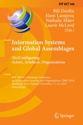 Cover: Information Systems and Global Assemblages: (Re)configuring Actors, Artefacts, Organizations - Springer