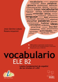 Abbildung von: Vocabulario ELE B2 - Hueber Verlag