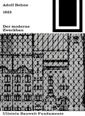 Cover: Der moderne Zweckbau (1929) - Birkh&auml;user Verlag GmbH