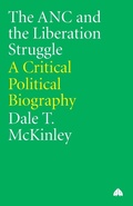 Cover: The ANC and the Liberation Struggle - Pluto Press