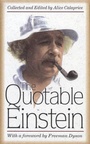 Cover: The Quotable Einstein - Princeton University Press