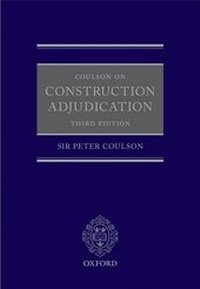 Abbildung von: Coulson on Construction Adjudication - Oxford University Press