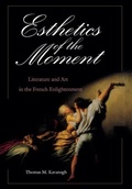 Cover: Esthetics of the Moment - University of Pennsylvania Press