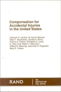 Abbildung von: Compensation for Accidental Injuries in the United States - RAND