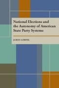 Cover: National Elections and the Autonomy of American State Party Systems - University of Pittsburgh Press