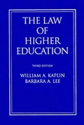 Cover: The Law of Higher Education - Jossey-Bass