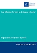 Cover: Can Effective Schools be Inclusive Schools? - Institute of Education