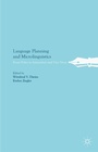 Cover: Language Planning and Microlinguistics - Palgrave Macmillan