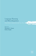 Cover: Language Planning and Microlinguistics - Palgrave Macmillan