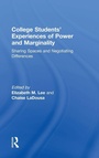 Cover: College Students' Experiences of Power and Marginality - Routledge