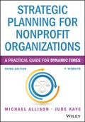 Cover: Strategic Planning for Nonprofit Organizations - Wiley