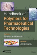Cover: Handbook of Polymers for Pharmaceutical Technologies, Volume 1, Structure and Chemistry - Wiley-Scrivener