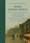 Cover: Arthur Conan Doyle: "The Adventures of Sherlock Holmes", "The Casebook of Sherlock Holmes", "The Hound of the Baskervilles", "The Valley of Fear", "The Memoirs of Sherlock Holmes", "The Return of Sherlock Holmes", "His Last Bow", "A Study in Scarlet", "The Sign of the Four" - Macmillan Collector's Library