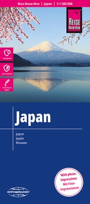 Abbildung von: Reise Know-How Landkarte Japan (1:1.200.000) - Reise Know-How Verlag Peter Rump GmbH